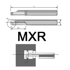 svart tools,Metallo duro nero,Barre MXR Barre-Con canale refrigerante