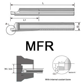 svart tools,สวาร์ทฮาร์ดเมทัล,MFR Bars Face Grooving-With Coolant Channel
