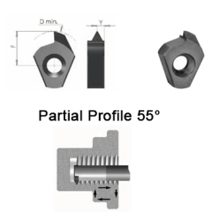svart tools,スヴァルトハードメタル,部分プロファイル 55°