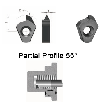 svart tools,スヴァルトハードメタル,部分プロファイル 55°