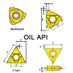 svart tools,Metal duro negro,Thread Turning Inserts OIL API