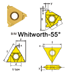 svart tools,Svart Hard Metal,Thread Turning Inserts Whitworth-55°