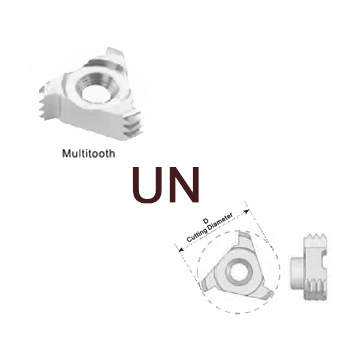 UN Mill-Thread inserts for mahining deep threads