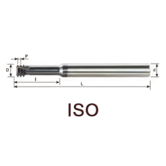 svart tools,Metallo duro nero,ISO Mill-thread metallo duro integrale per filettatura interna