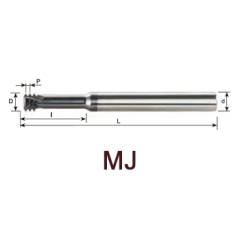 svart tools,Schwarzes Hard Metal,MJ Mill-thread solid carbide for internal thread with internal coolant through the flutes