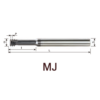 svart tools,Schwarzes Hard Metal,MJ Mill-thread solid carbide for internal thread with internal coolant through the flutes