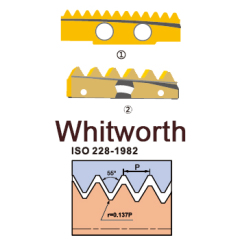 svart tools,Svart Kim loại cứng,Chèn phay ren Ren ngoài Whitworth Svart
