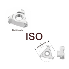 svart tools,Metallo duro nero,Inserti ISO Mill-Thread per la lavorazione di filettature profonde