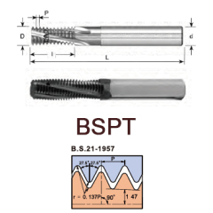 svart tools,سفارت هارد ميتال,BSPT Mill-thread solid carbide for internal and external thread