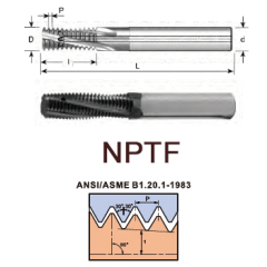 svart tools,สวาร์ทฮาร์ดเมทัล,NPTF Mill-thread solid carbide with internal coolant bore for internal and external thread