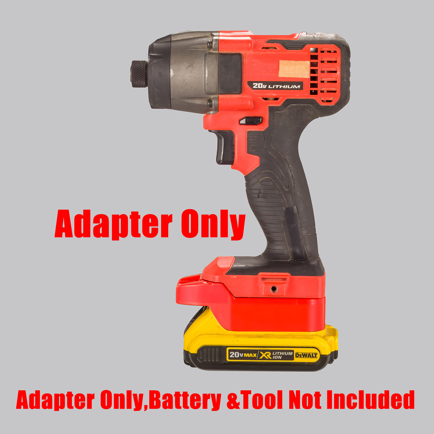 1 Adapter for DeWalt 20v Batteries to Power Bauer 20v Tools - No Charging Function, Adapter Only, Battery and Tool Not Included