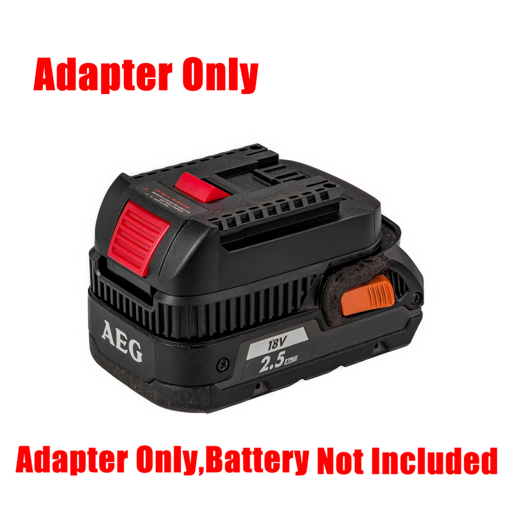 1 Adapter for Ridgid 18V Batteries to Power Bosch 18v Blue Professional Type Tools - No Charging Function, Adapter Only, Battery and Tool Not Included
