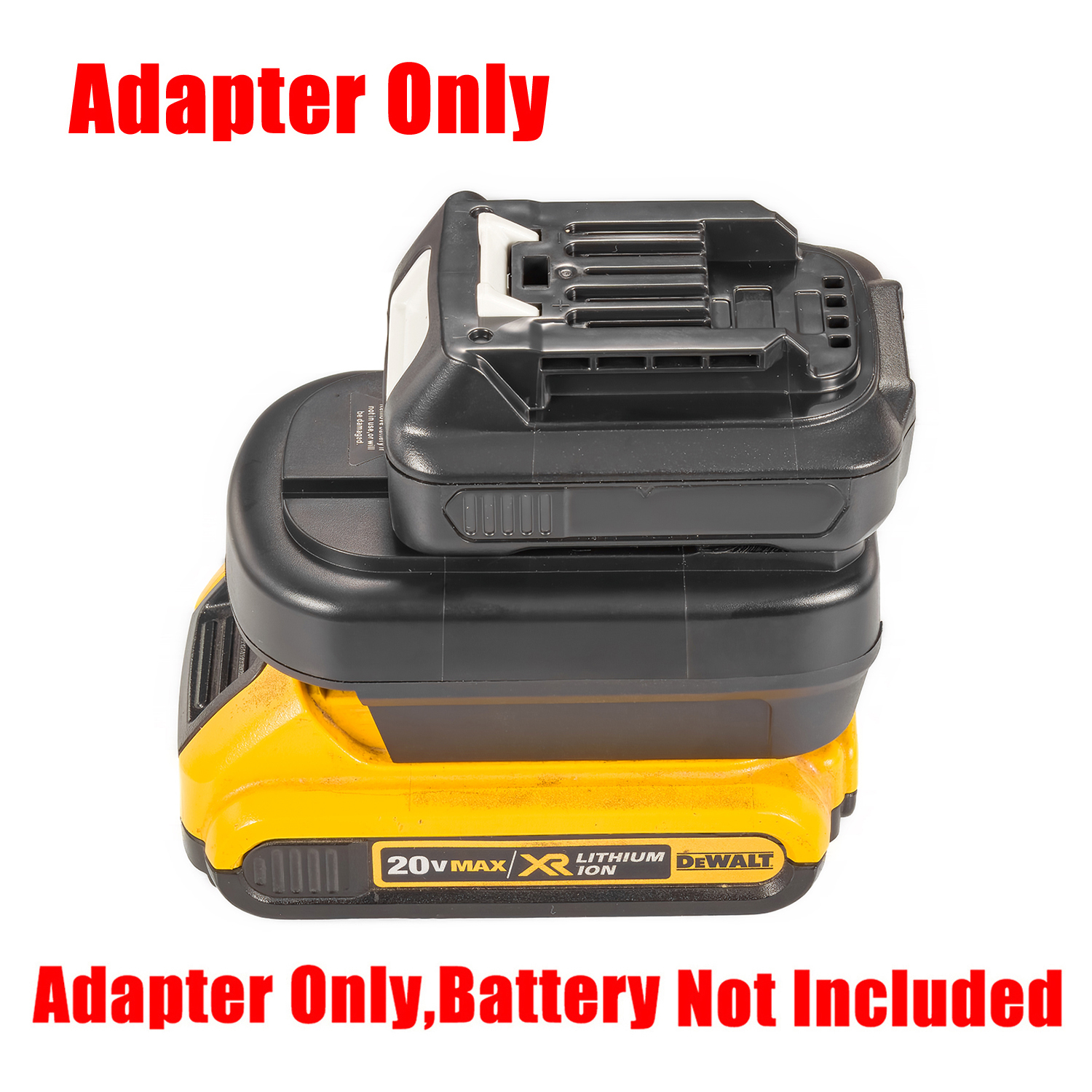 1 Adapter for Milwaukee M18 18v or DeWalt 20v Batteries to Power Makita 12v CXT Type Tools - No Charging Function, Adapter Only, Battery and Tool Not Included