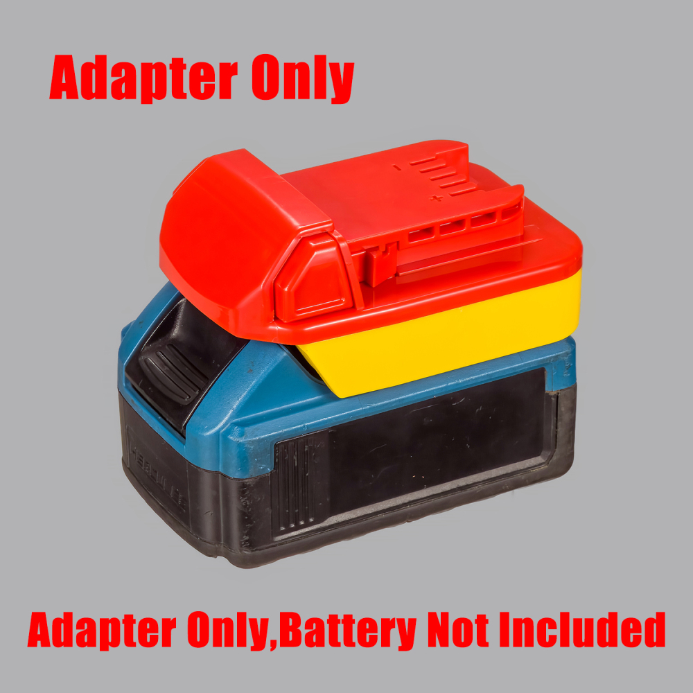1 Adapter for Hercules 20v or DeWalt 20v Batteries to Power Milwaukee M18 Tools - No Charging Function, Adapter Only, Battery and Tool Not Included
