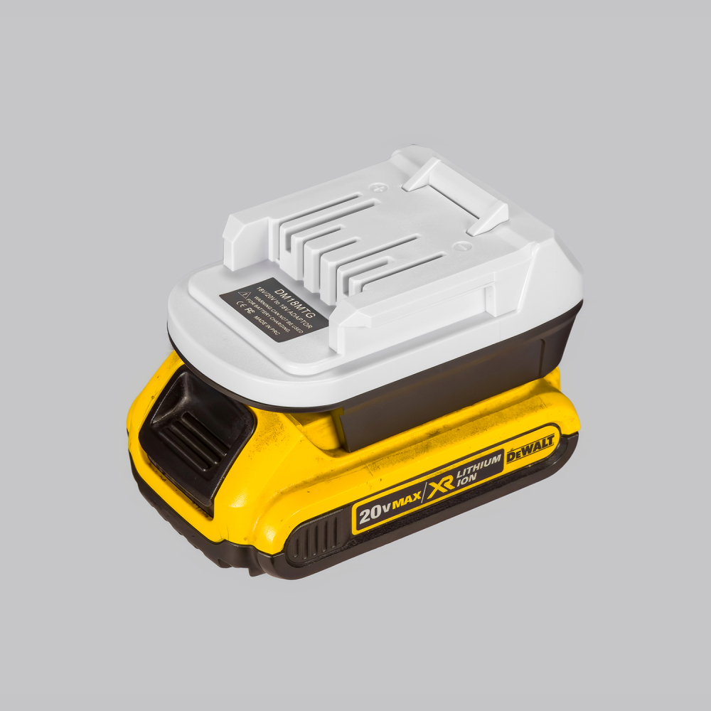 1 Adapter for Milwaukee M18 18v or DeWalt 20v Batteries to Power Makita 18v BL1813G-Series Tools - No Charging Function, Adapter Only, Battery and Tool Not Included