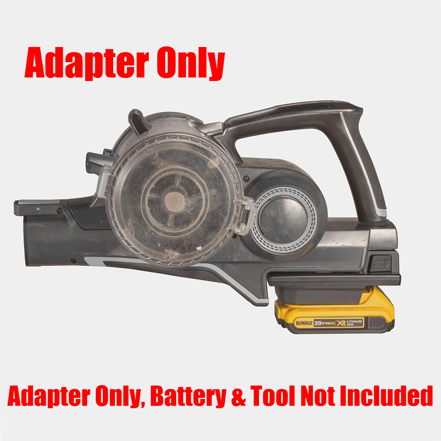 1 Adapter for Milwaukee M18 18v or DeWalt 20v Batteries to Power Hoover 20V ONEPWR Vacuum - No Charging Function, Adapter Only, Battery and Tool Not Included