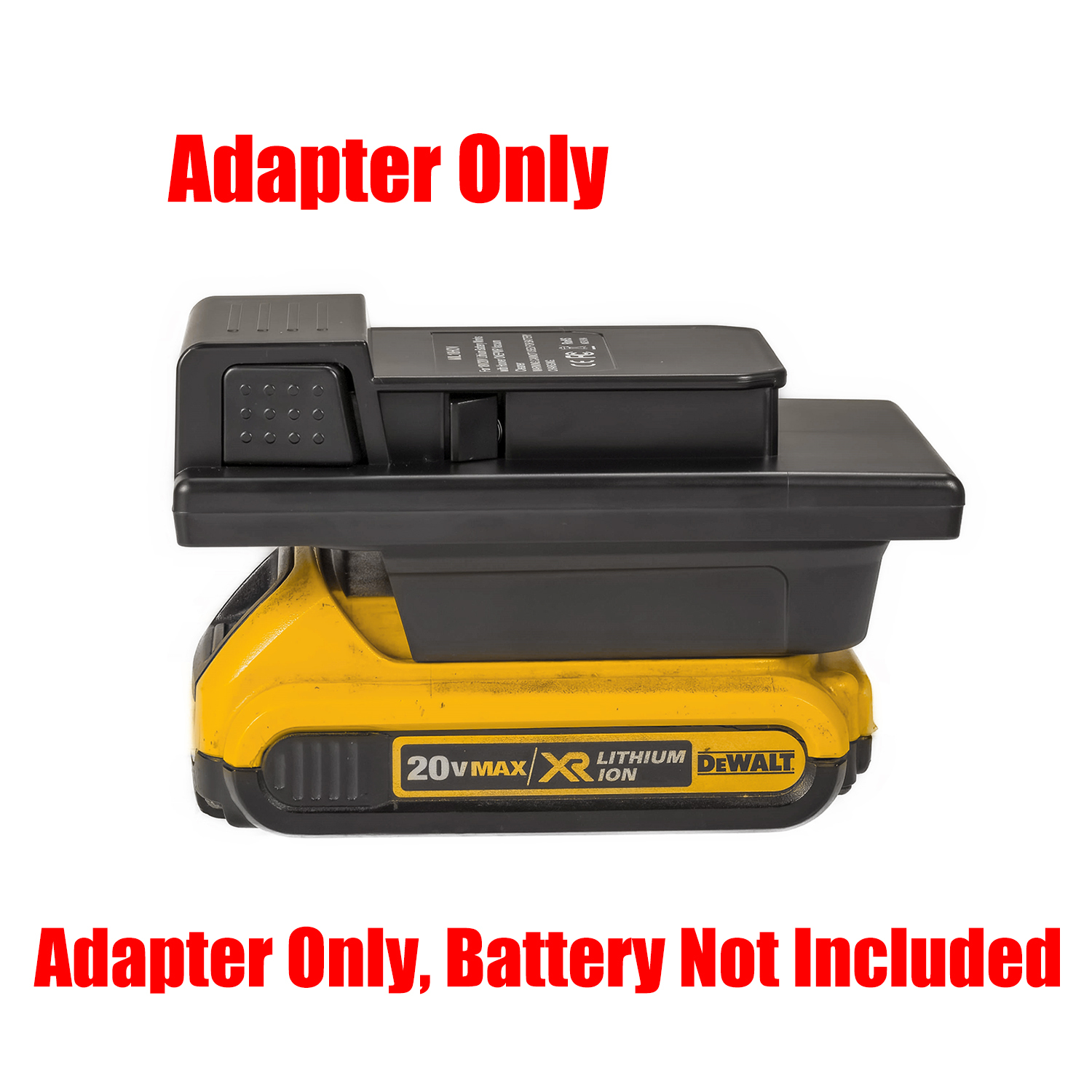 1 Adapter for Milwaukee M18 18v or DeWalt 20v Batteries to Power Hoover 20V ONEPWR Vacuum - No Charging Function, Adapter Only, Battery and Tool Not Included