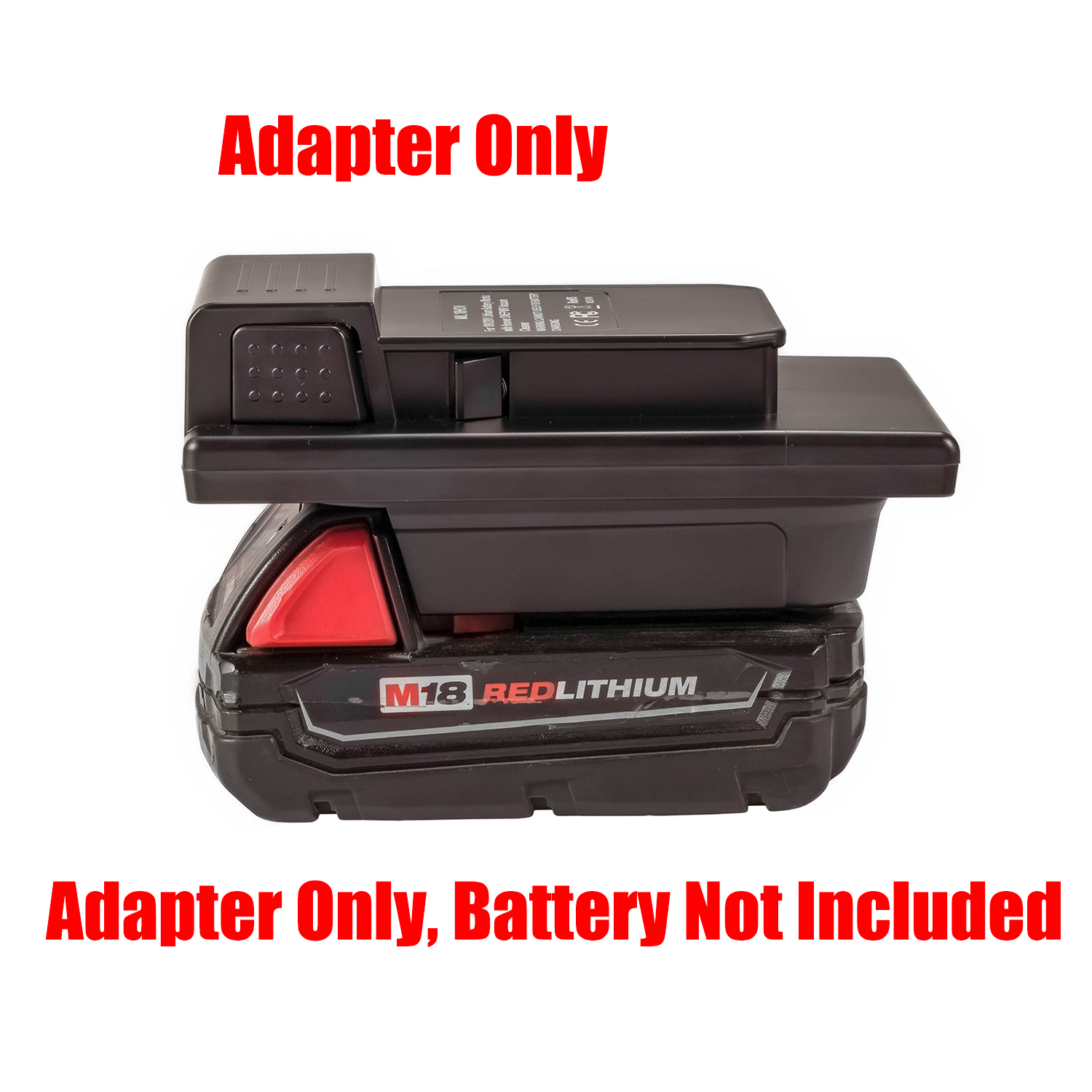 1 Adapter for Milwaukee M18 18v or DeWalt 20v Batteries to Power Hoover 20V ONEPWR Vacuum - No Charging Function, Adapter Only, Battery and Tool Not Included