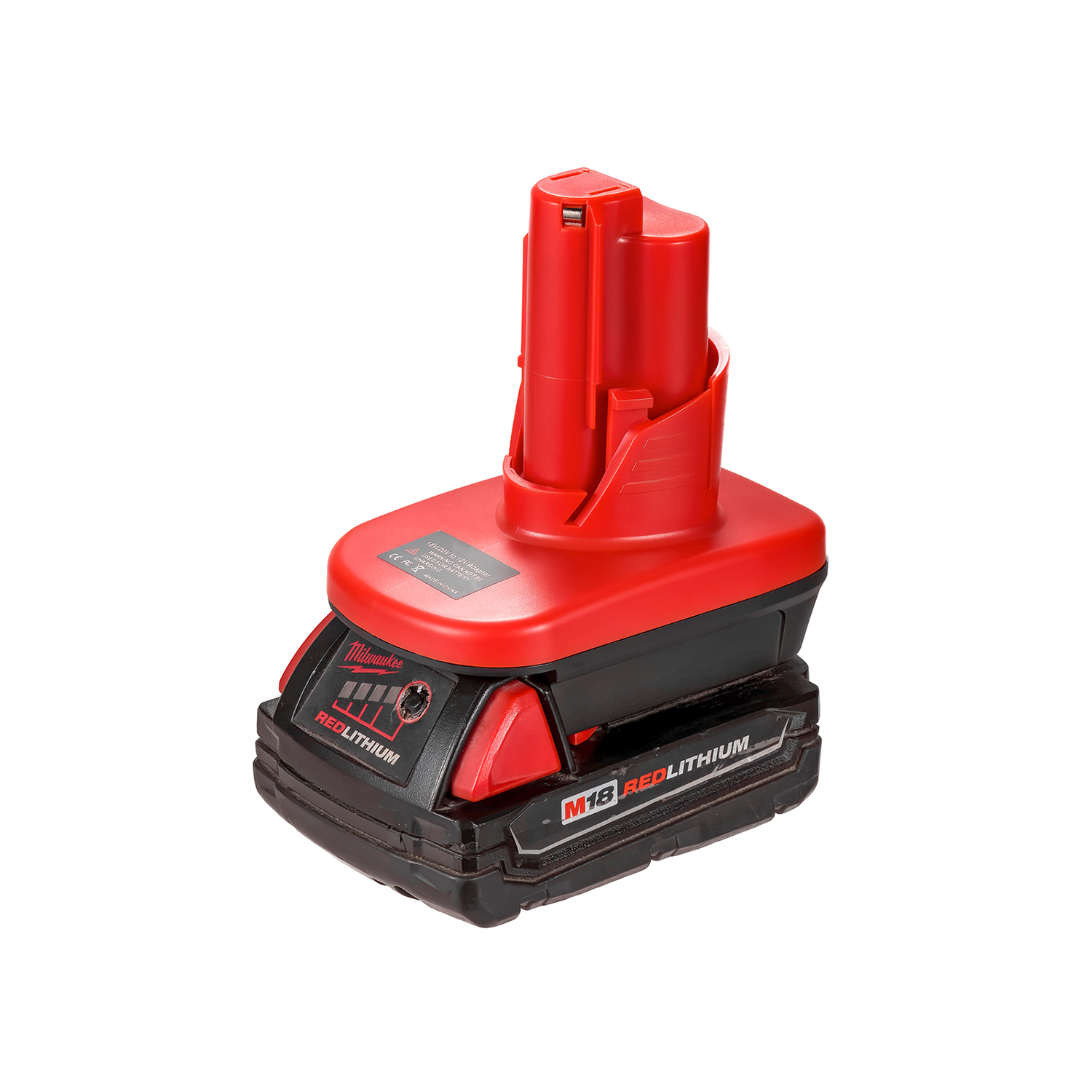 1 Adapter for Milwaukee M18 18v or DeWalt 20v Batteries to Power Milwaukee M12 Tools - No Charging Function, Adapter Only, Battery and Tool Not Included