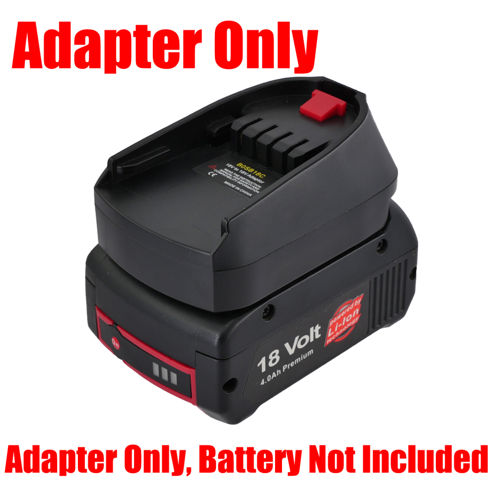 1 Adapter for Bosch 18v Blue Professional Batteries to Power Bosch 18v Green Tools - No Charging Function, Adapter Only, Battery and Tool Not Included