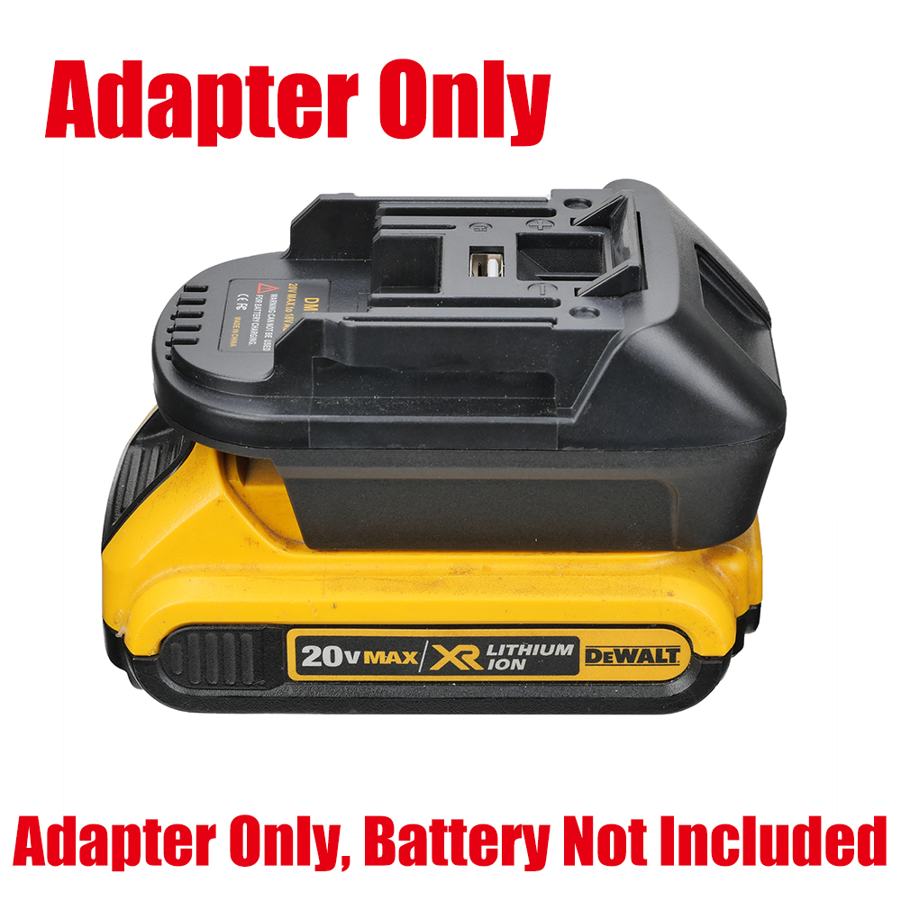 1 Adapter for  Dewalt 20V MAX XR Batteries to Power Makita 18v LXT Tools - No Charging Function, Adapter Only, Battery and Tool Not Included