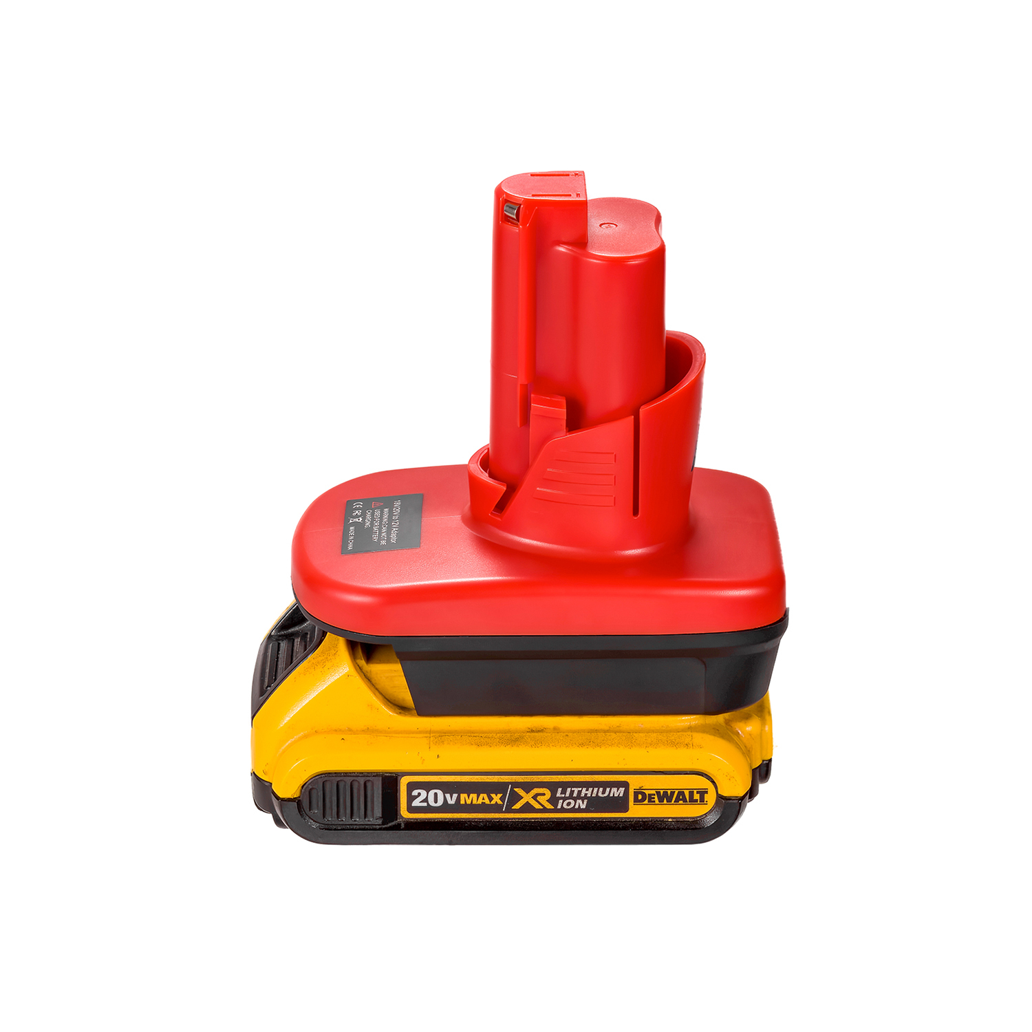 1 Adapter for Milwaukee M18 18v or DeWalt 20v Batteries to Power Milwaukee M12 Tools - No Charging Function, Adapter Only, Battery and Tool Not Included