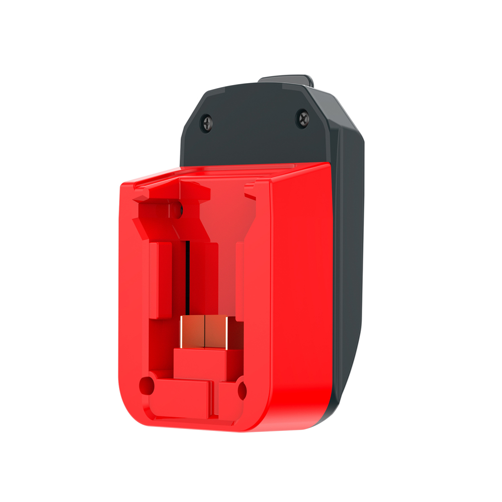 1 Adapter for Milwaukee M18 18v Batteries to Power WORX 20V 6-PIN Tools - No Charging Function, Adapter Only, Battery and Tool Not Included