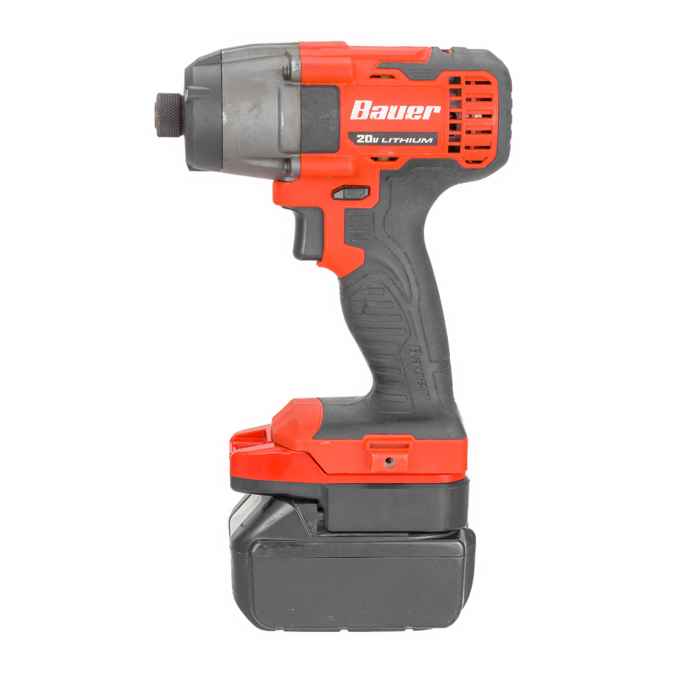 1 Adapter for Makita 18v LXT Batteries to Power To Bauer 20v Tools - No Charging Function, Adapter Only, Battery and Tool Not Included