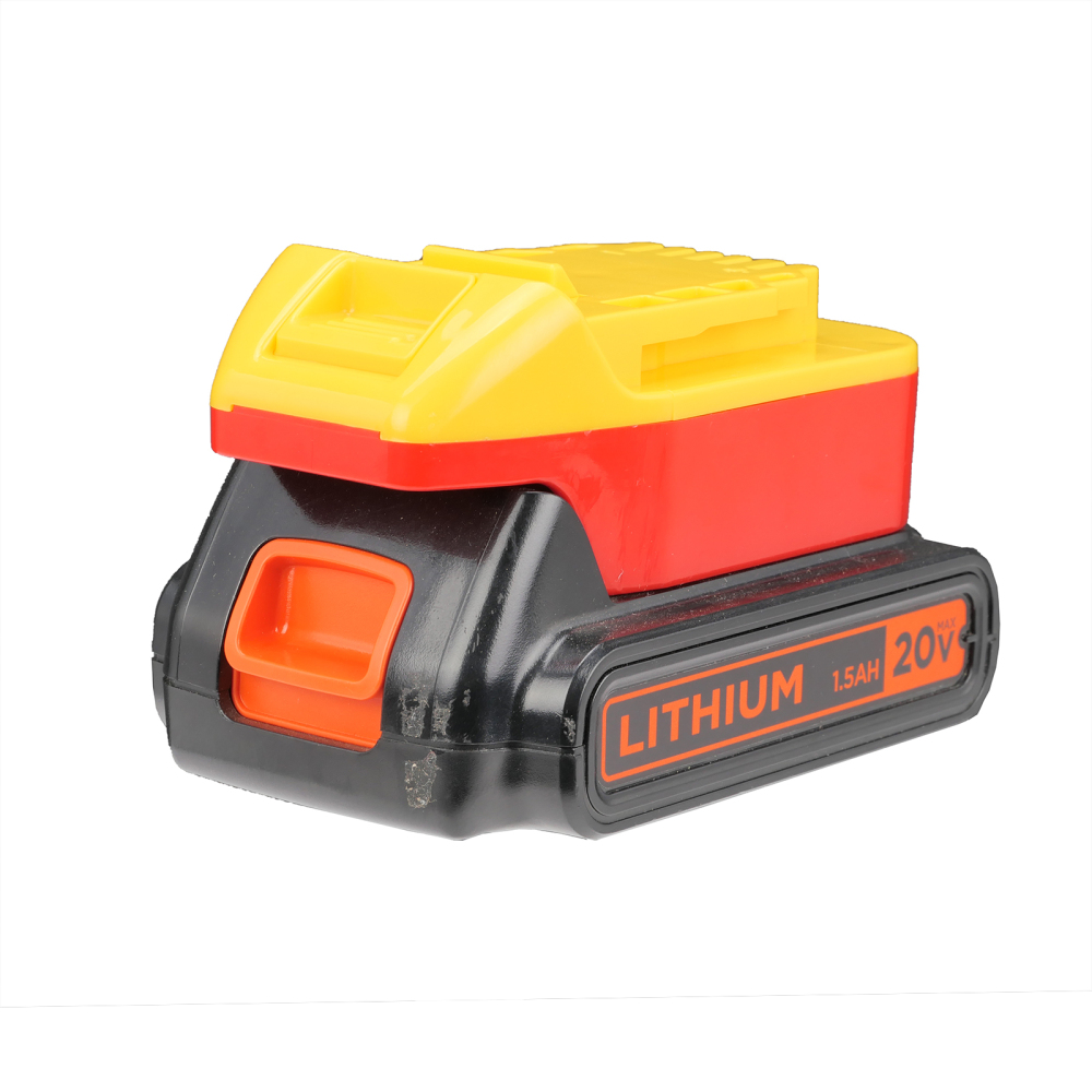 1 Adapter for Black & Decker 20v MAX Batteries to Power To DeWalt 20v MAX Tools - No Charging Function, Adapter Only, Battery and Tool Not Included