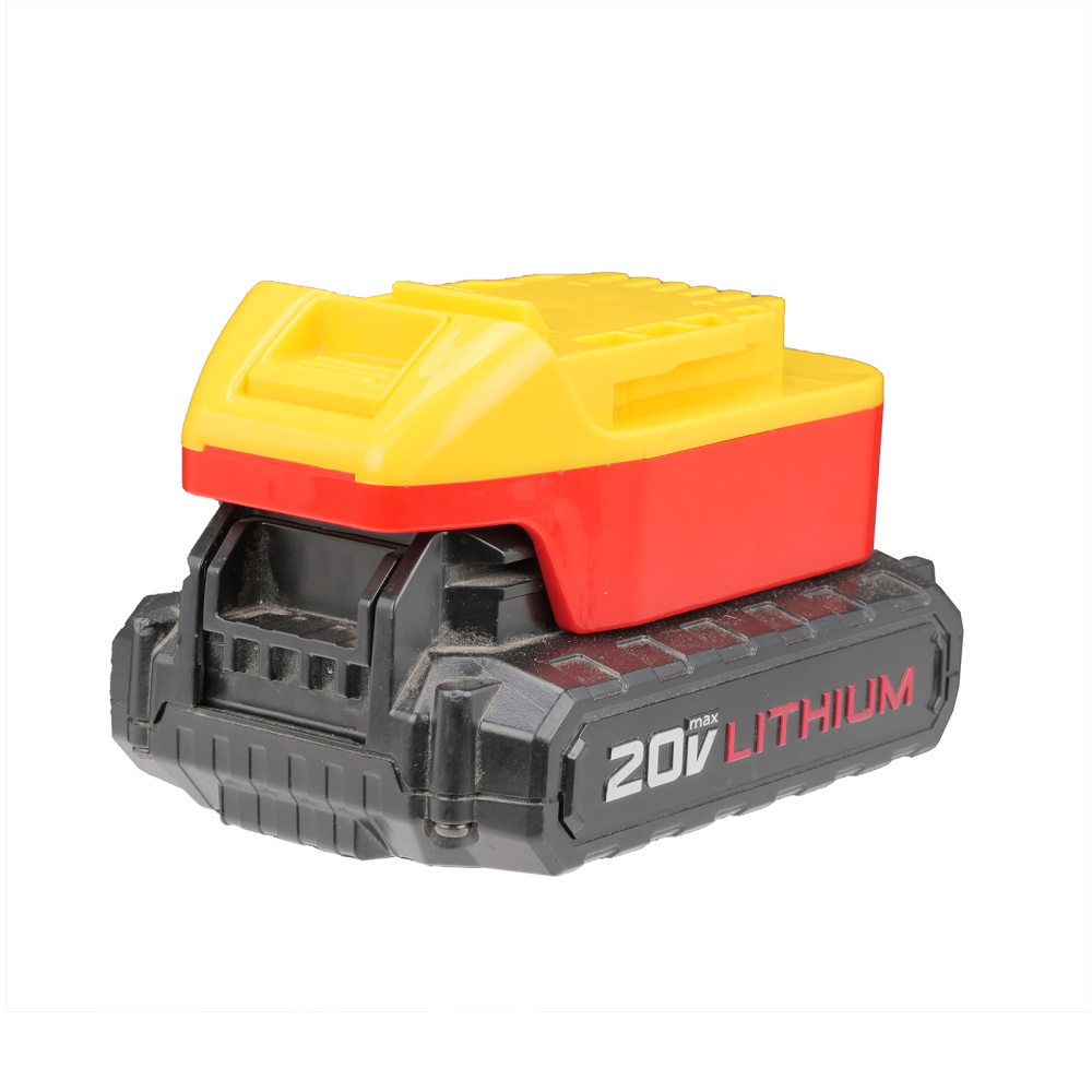 1 Adapter for Porter-Cable 20v MAX Batteries to Power To DeWalt 20v MAX Tools - No Charging Function, Adapter Only, Battery and Tool Not Included