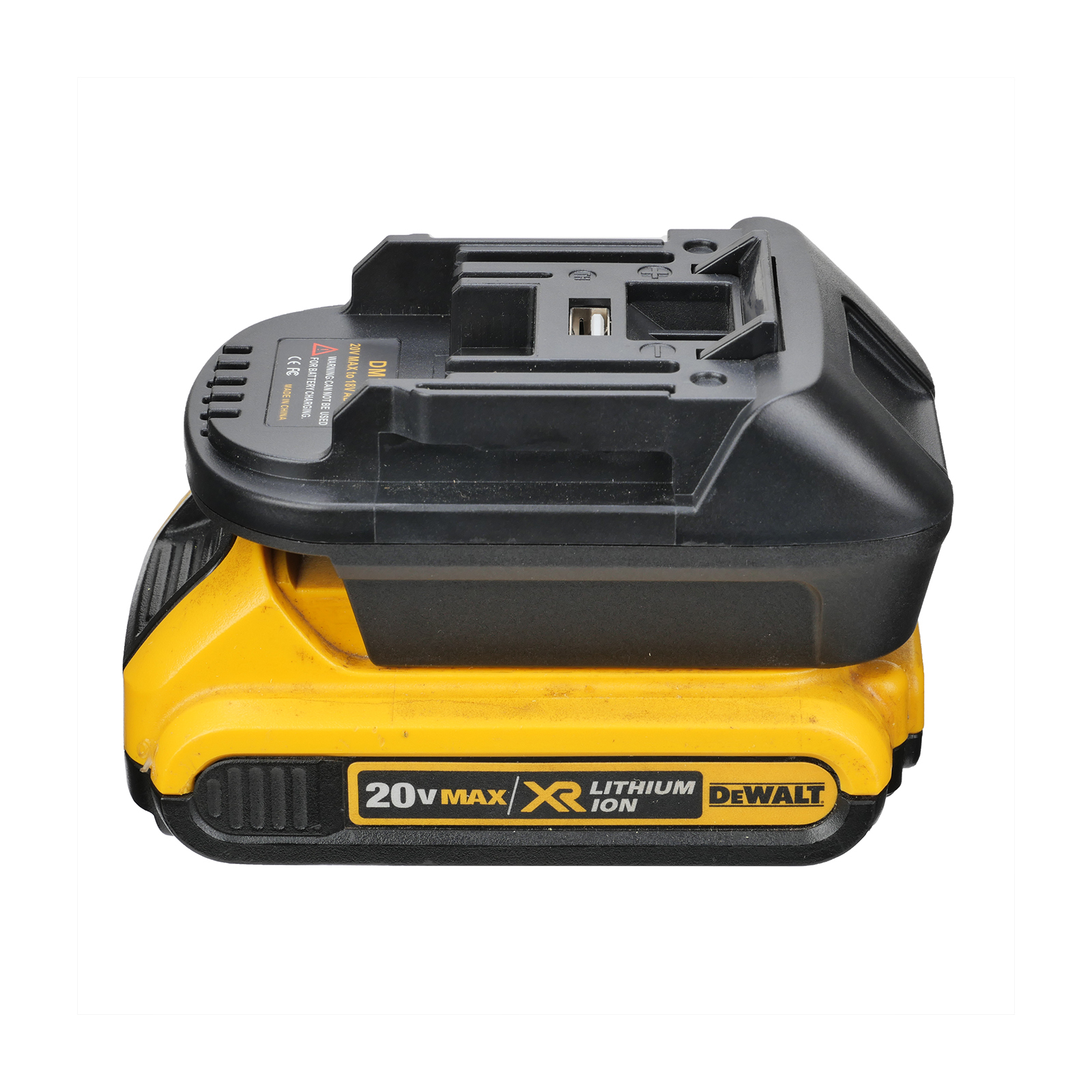 1 Adapter for Milwaukee M18 18v or DeWalt 20v Batteries to Power Makita 18V Tools - No Charging Function, Adapter Only, Battery and Tool Not Included