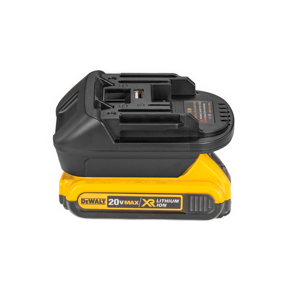 1 Adapter for DeWalt 20v Bauer 20v Batteries to Power Makita 18v Tools - No Charging Function, Adapter Only, Battery and Tool Not Included