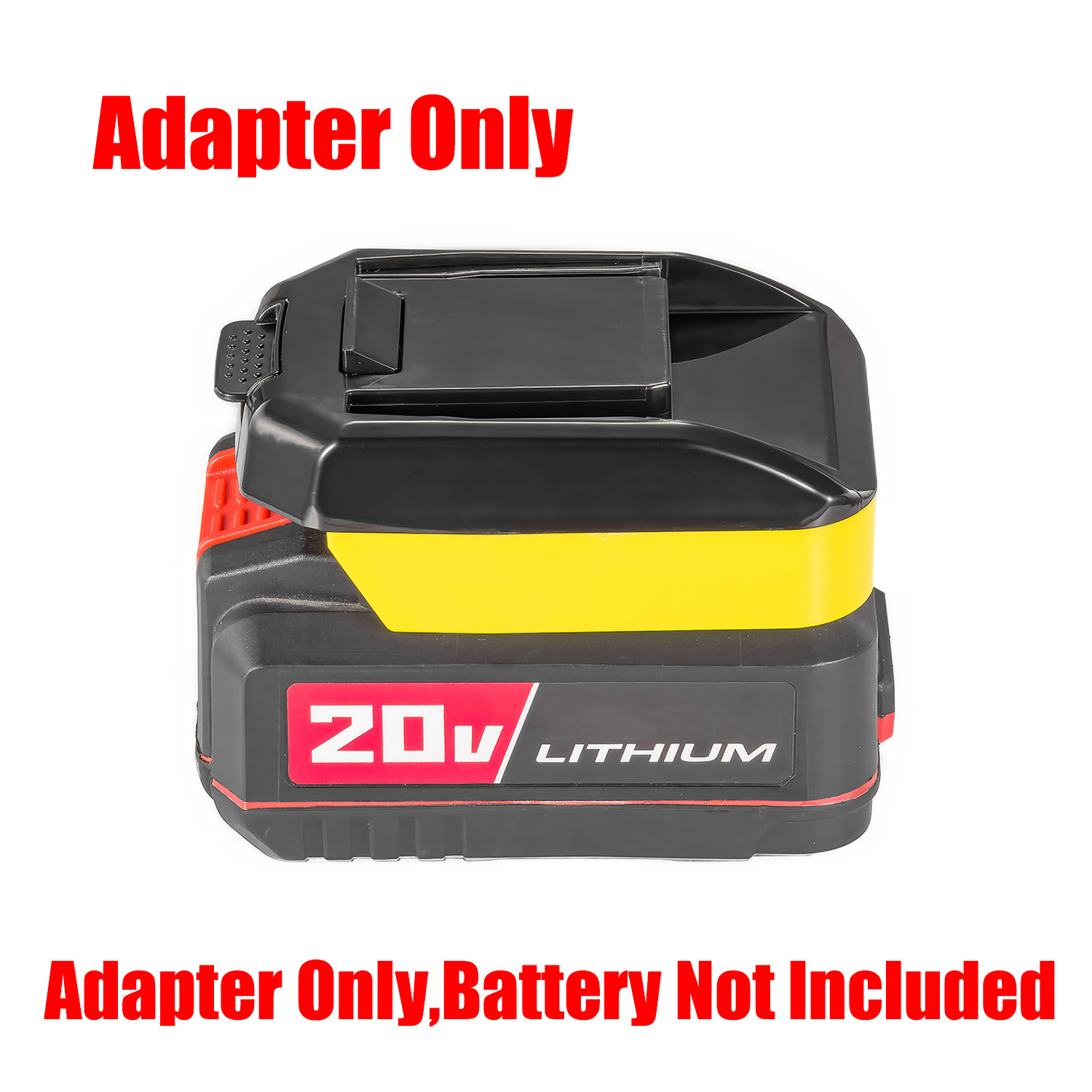 1 Adapter for DeWalt 20v Bauer 20v Batteries to Power Worx 20v Tools - No Charging Function, Adapter Only, Battery and Tool Not Included