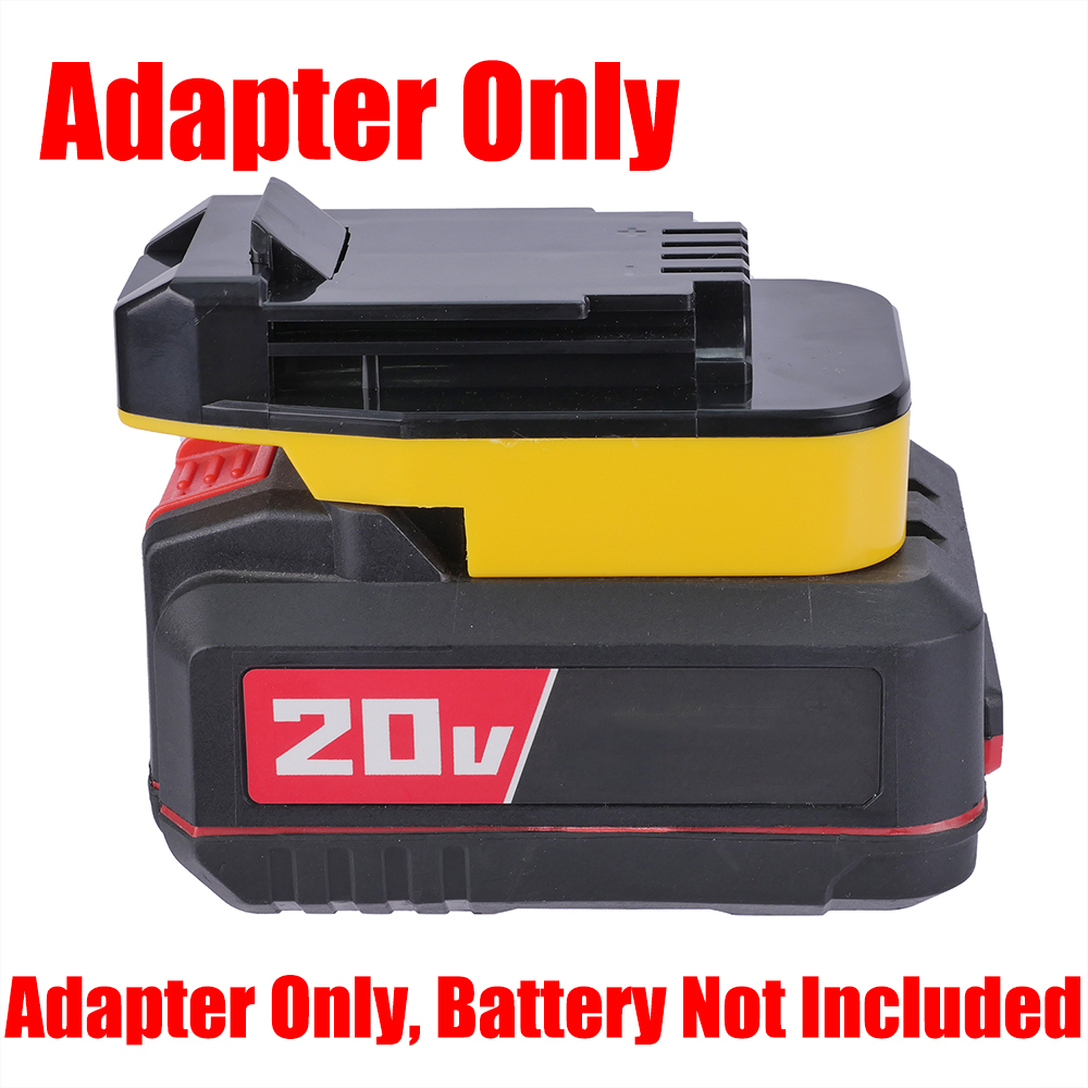 1 Adapter for DeWalt 20v Bauer 20v Batteries to Power Black Decker/Porter Cable 20v Tools - No Charging Function, Adapter Only, Battery and Tool Not Included
