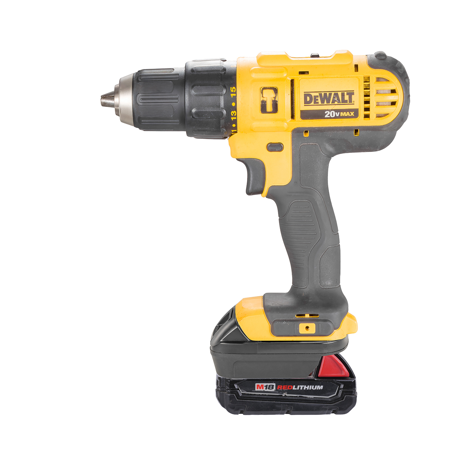 1 Adapter for Milwaukee M18 Bauer 20v Batteries to Power DeWalt 20v MAX Tools - No Charging Function, Adapter Only, Battery and Tool Not Included