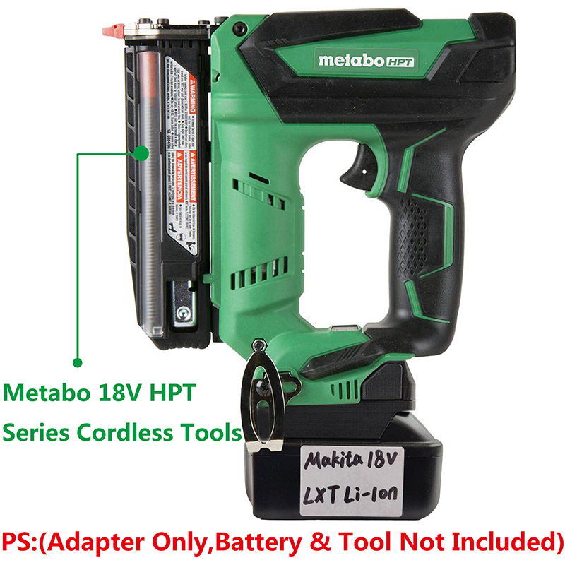 1 Adapter for Makita 18V LXT Batteries to Power Metabo HPT 18v Tools - No Charging Function, Adapter Only, Battery and Tool Not Included