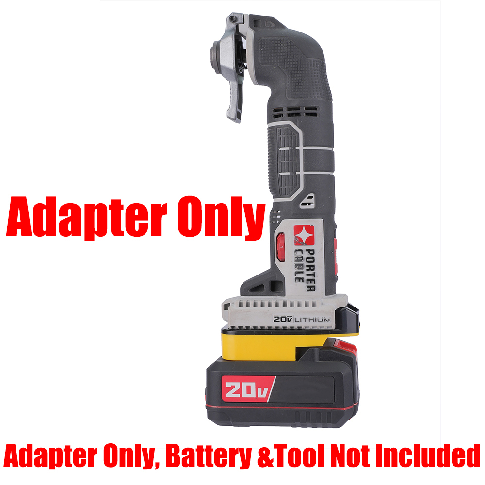 1 Adapter for DeWalt 20v Bauer 20v Batteries to Power Black Decker/Porter Cable 20v Tools - No Charging Function, Adapter Only, Battery and Tool Not Included