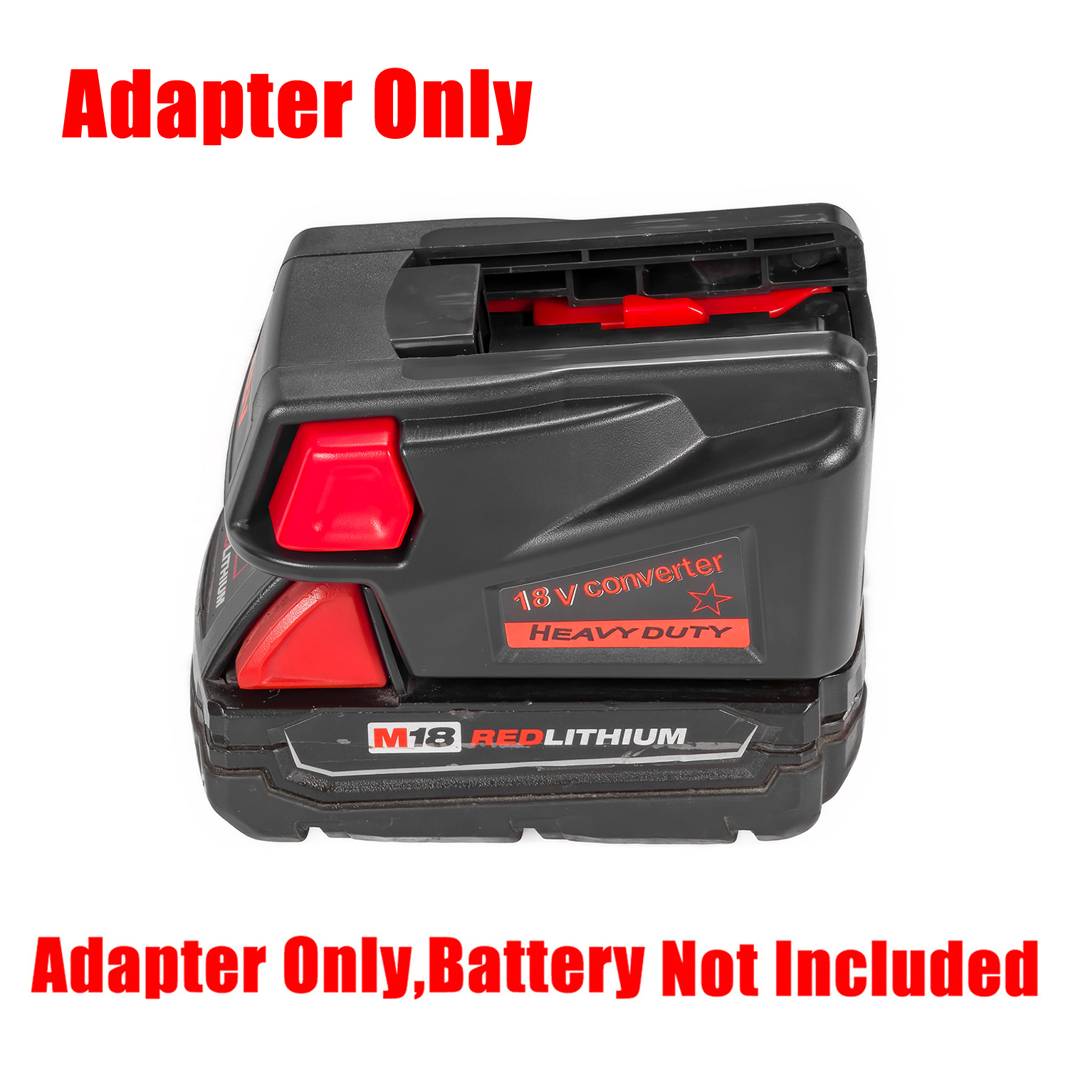 1 Adapter for Milwaukee M18 18v or DeWalt 20v Batteries to Power Milwaukee Older V18 Tools - No Charging Function, Adapter Only, Battery and Tool Not Included