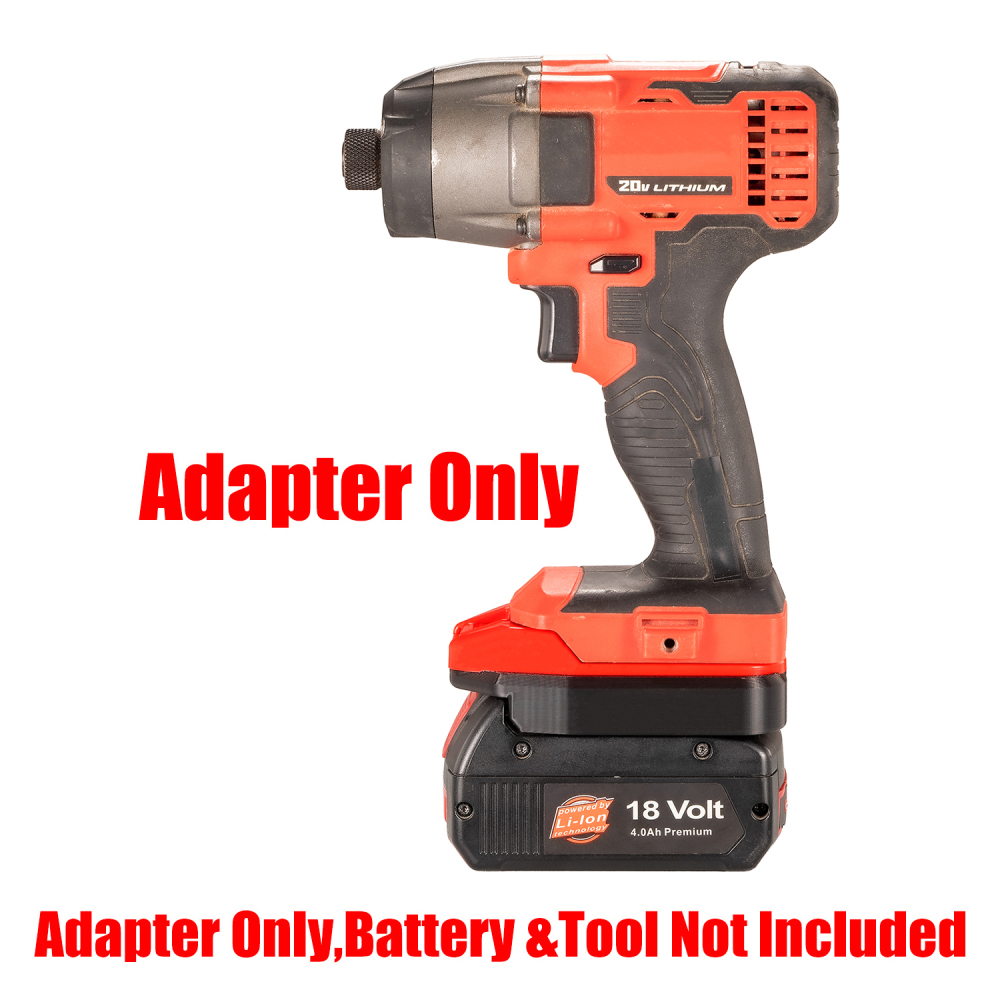 1 Adapter for Bosch 18v Blue Batteries to Power To Bauer 20v Tools - No Charging Function, Adapter Only, Battery and Tool Not Included