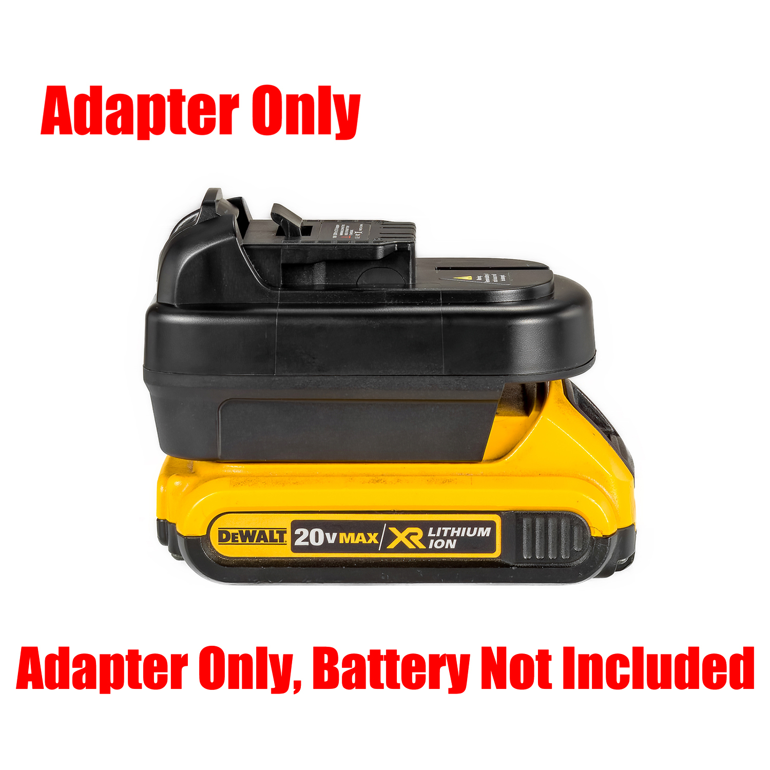 1 Adapter for Milwaukee M18 18v or DeWalt 20v Batteries to Power DeWalt 12V MAX Tools - No Charging Function, Adapter Only, Battery and Tool Not Included