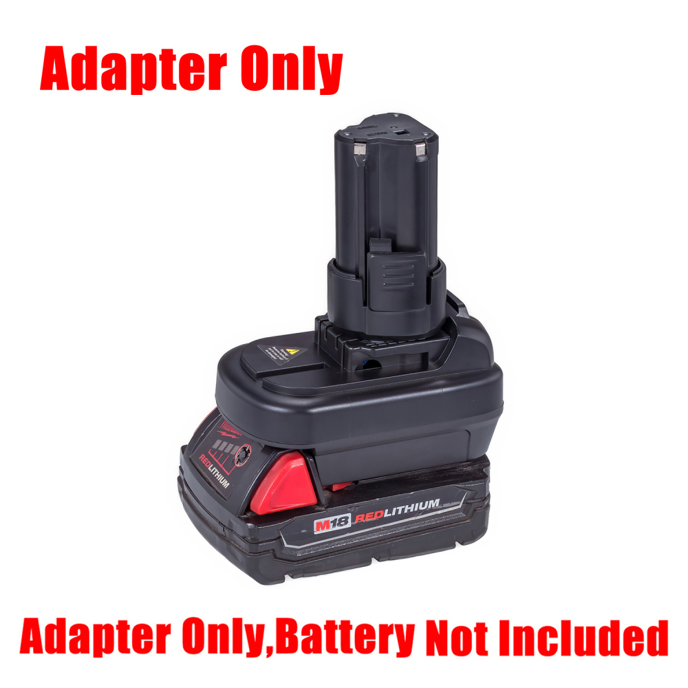 1 Adapter for Milwaukee M18 18v or DeWalt 20v Batteries to Power Worx 12v Tools - No Charging Function, Adapter Only, Battery and Tool Not Included