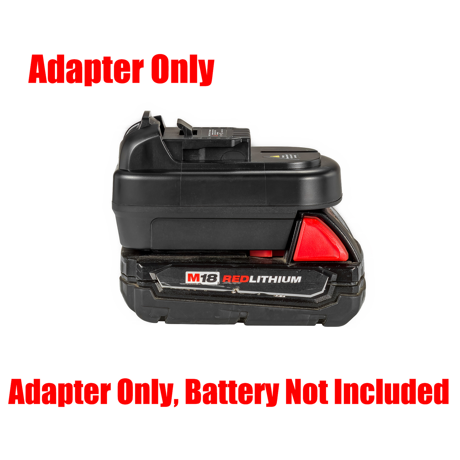 1 Adapter for Milwaukee M18 18v or DeWalt 20v Batteries to Power DeWalt 12V MAX Tools - No Charging Function, Adapter Only, Battery and Tool Not Included