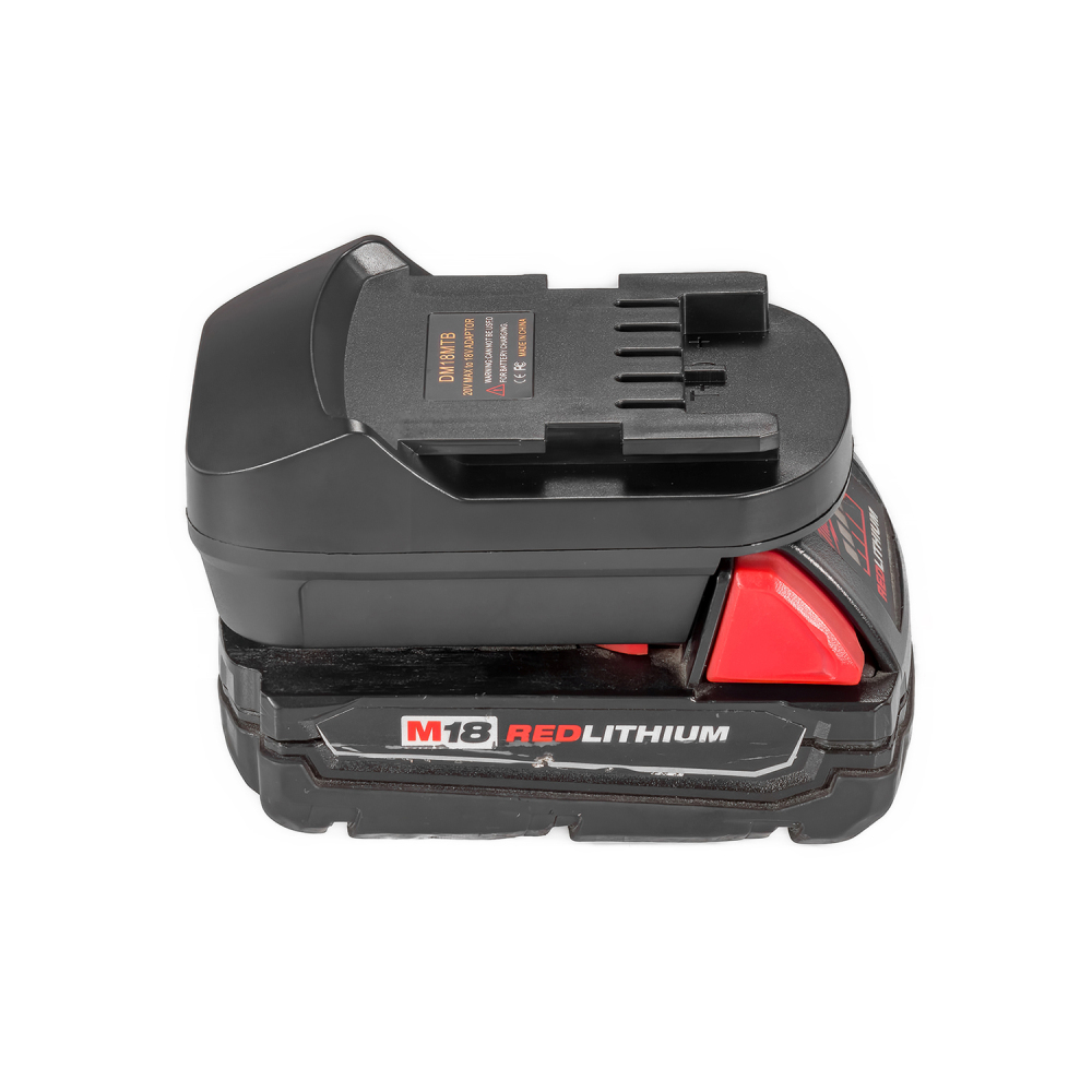1 Adapter for Milwaukee M18 18v or DeWalt 20v Batteries to Power Older Metabo (Not HPT) 18v Tools - No Charging Function, Adapter Only, Battery and Tool Not Included