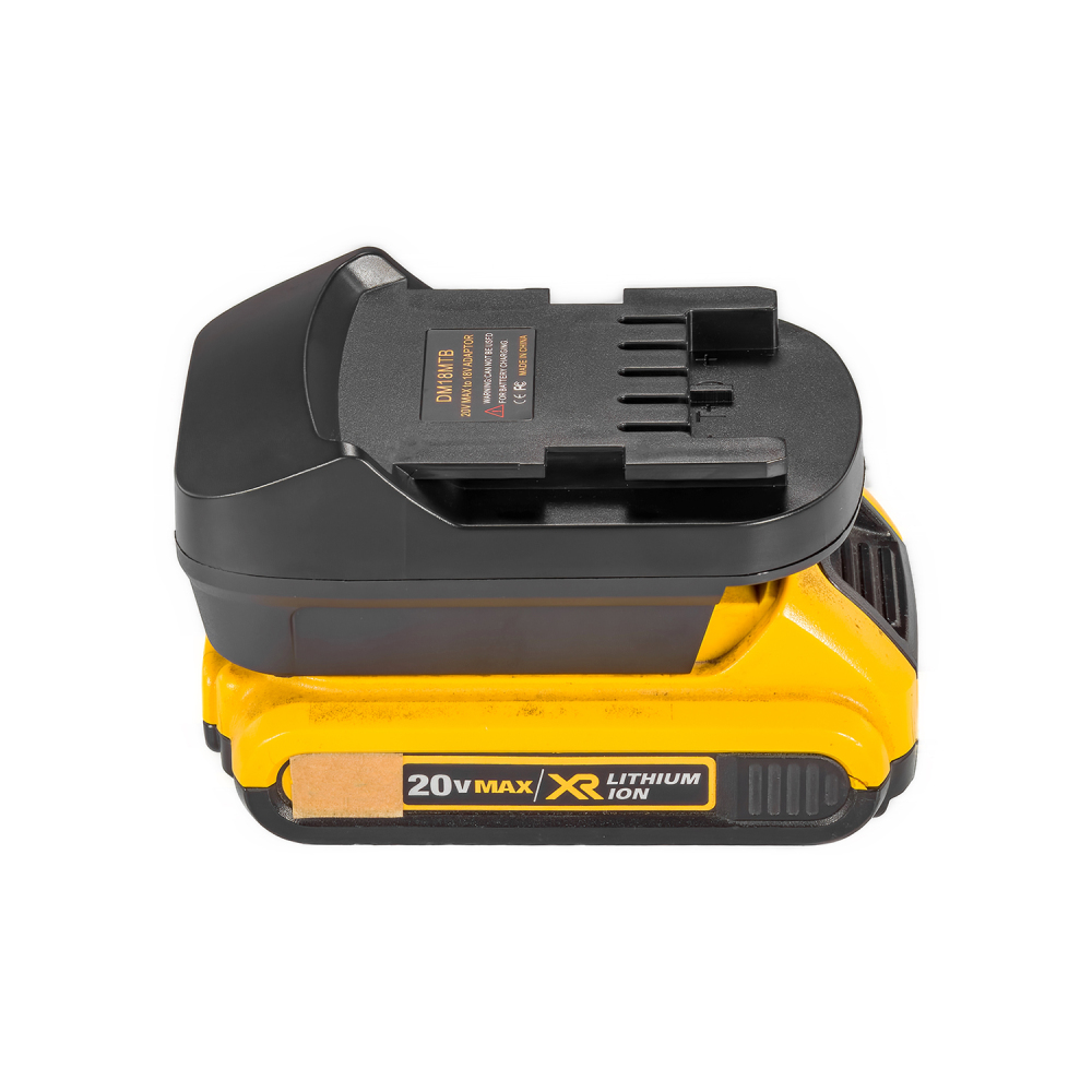 1 Adapter for Milwaukee M18 18v or DeWalt 20v Batteries to Power Older Metabo (Not HPT) 18v Tools - No Charging Function, Adapter Only, Battery and Tool Not Included