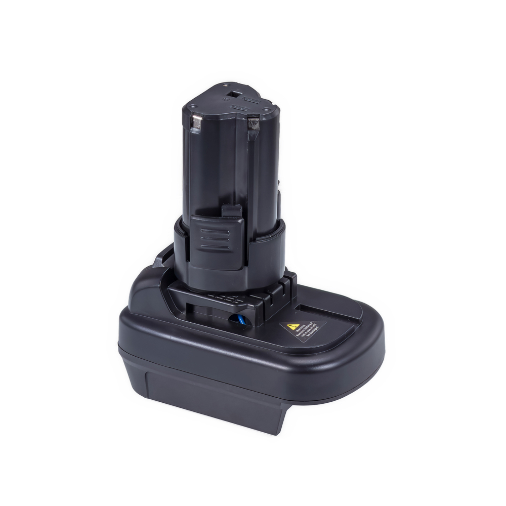 1 Adapter for Milwaukee M18 18v or DeWalt 20v Batteries to Power Worx 12v Tools - No Charging Function, Adapter Only, Battery and Tool Not Included