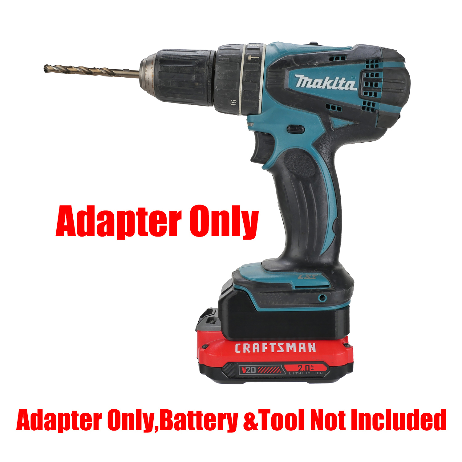 1 Adapter for Craftsman New 20v V20 Batteries to Power Makita 18v Tools - No Charging Function, Adapter Only, Battery and Tool Not Included