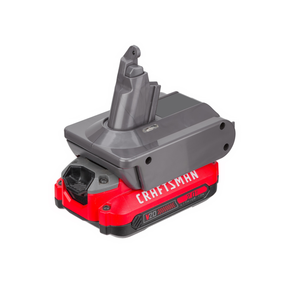 1 Adapter for Craftsman New 20v V20 Batteries to Power Dyson V6 Vacuum Tools - No Charging Function, Adapter Only, Battery and Tool Not Included