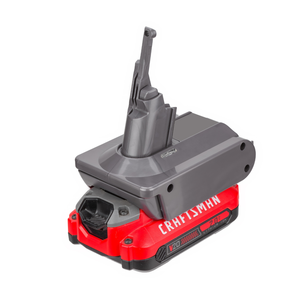 1 Adapter for Craftsman New 20v V20 Batteries to Power Dyson V7 V8 Vacuum Tools - No Charging Function, Adapter Only, Battery and Tool Not Included