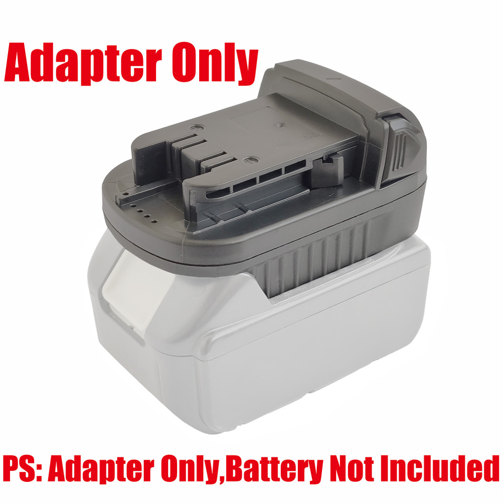 Makita 18V BL18XX Li-ion Battery to Milwaukee M18 Cordless Drill Tools Adapter - No Charging Function, Adapter Only, Battery and Tool Not Included