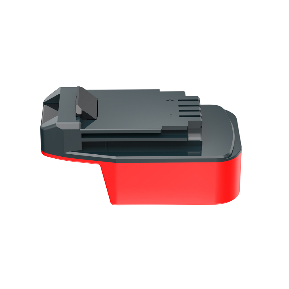 1x Milwaukee M18 RED Li-ION Battery To PORTER CABLE 20V MAX Tool Adapter - No Charging Function, Adapter Only, Battery and Tool Not Included